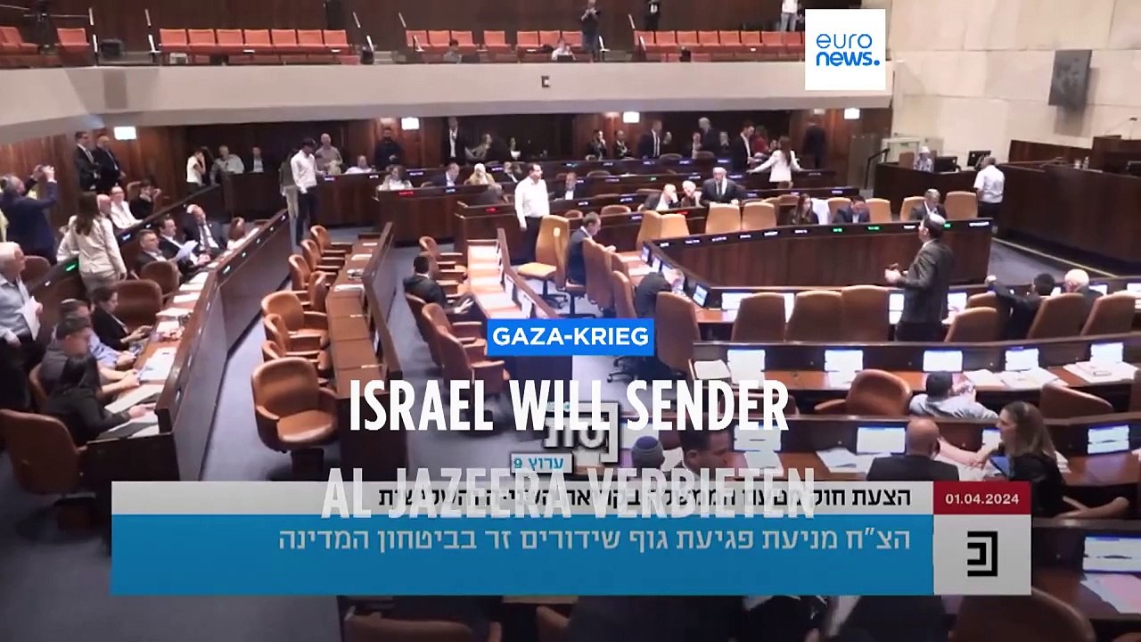 Sprachrohr der Hamas? Israel verbietet Nachrichtensender Al Jazeera