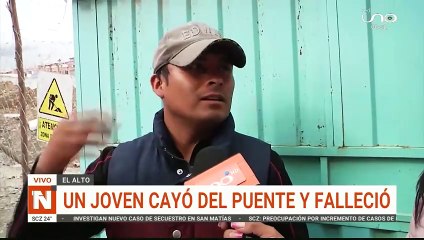Puente riesgoso en El Alto