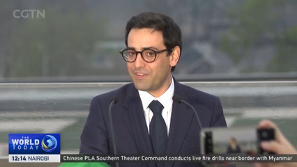 French FM welcomes strong China relations