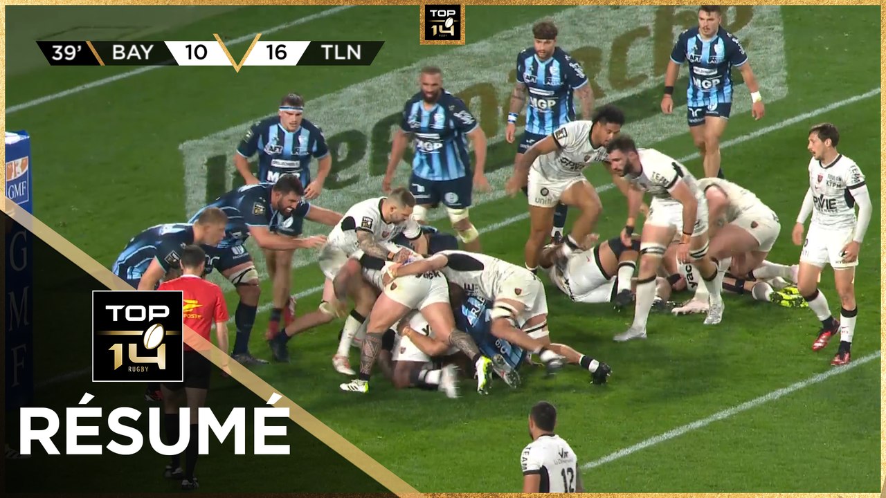 TOP 14 Saison 2023 2024 J20 - Résumé Grand Format Aviron Bayonnais - RC Toulon