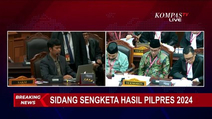 Download Video: Momen Saksi Ganjar-Mahfud Jawab Asal Selisish Suara Pilpres di Sidang Sengketa MK