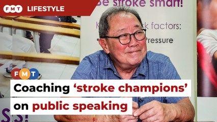 ​Free course on public speaking for ‘stroke champions’