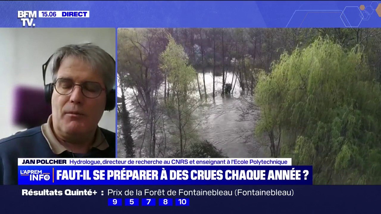 Crues: "Cela fait plusieurs années qu'on prévoit que les hivers vont devenir plus humides", explique cet hydrologue
