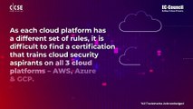 Learn AWS, Azure and GCP in cloud security