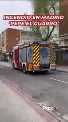 Incendio en un conocido bar de Madrid