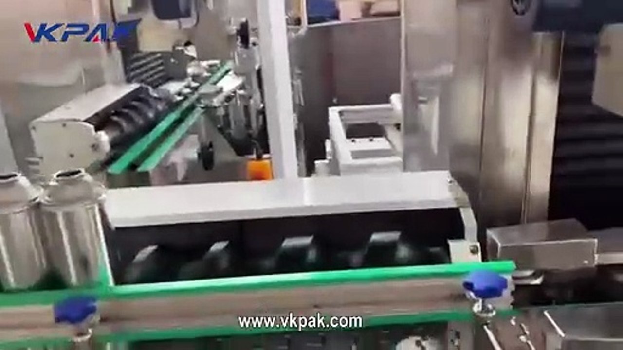 Machine à étiqueter les bouteilles d'aérosols, Machine à étiqueter les manchons thermorétractables en OPP