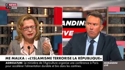 Download Video: Nadia Bey provoque la colère de Jean-Marc Morandini en affirmant que le proviseur menacé par les islamistes à Paris, ce n'est 