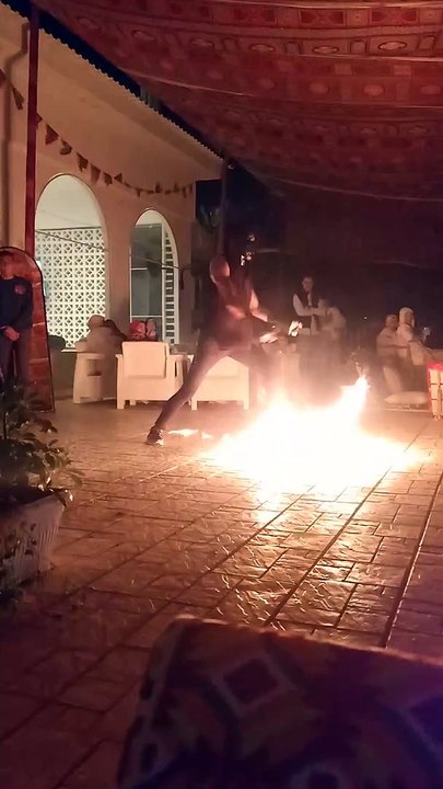 On fire 
