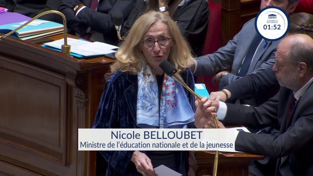 Nos professeurs ne sont pas seuls assure Nicole Belloubet, ministre de l'Éducation nationale