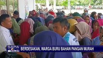 Ratusan Warga Wakatobi Antre dan Berdesakan Buru Pangan Murah