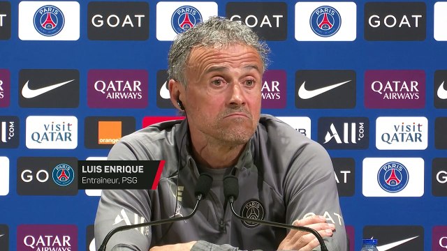 Luis Enrique : “Je suis ravi de la relation que j’ai avec Luis Campos”