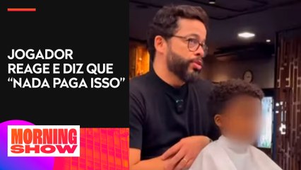 Menino viraliza com corte de cabelo inspirado no de Vinícius Jr.