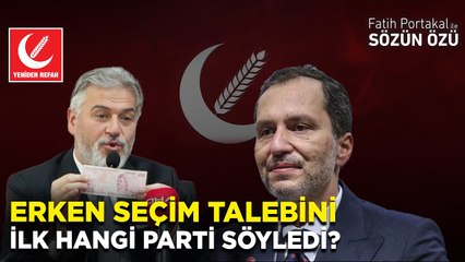 MUHALEFETİN BAŞARISI SONRASI “ERKEN SEÇİMİ” TALEBİNİ BAKIN İLK KİM SÖYLEDİ?