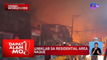 Sunog, sumiklab sa isang residential area sa Parañaque | Dapat Alam Mo!