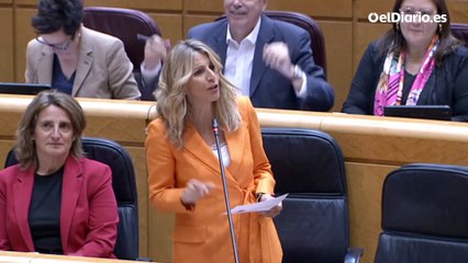 Yolanda Díaz replica al PP con los datos del paro: "Hoy no le voy a dar un dato, le voy a dar diez"