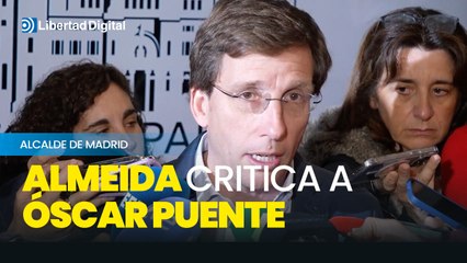 Almeida critica a Óscar Puente por "incriminar" a periodistas