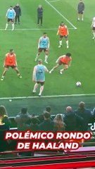 El viral calentamiento de Haaland contra el Bournemouth que usan para ridiculizarle en redes