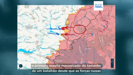 Mapas de guerra: onde é que a Rússia vai concentrar a sua próxima ofensiva?