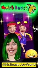 Mr and Mrs BEAN Dance ChaCha - @MsBeast-JoyWorld  #Shorts