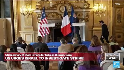 US urges 'swift, impartial investigation' into Israeli strike on aid workers