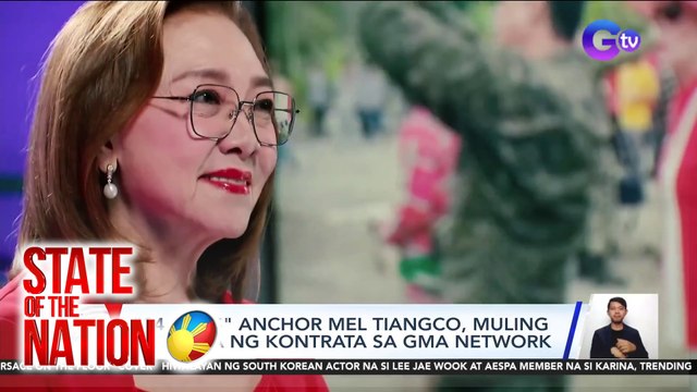 24 Oras anchor Mel Tiangco, muling pumirma ng kontrata sa GMA Network | SONA