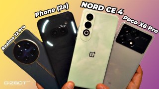 OnePlus Nord CE4 vs Nothing Phone 2a vs Poco X6 Pro vs Realme 12 Pro | Hrithik Rawat