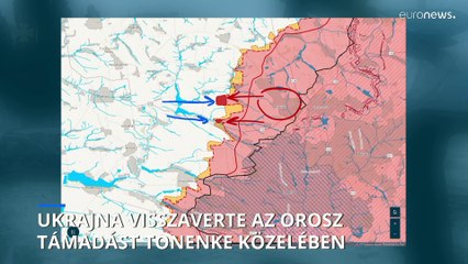 Ukrajna visszaverte az orosz támadást Tonenke közelében