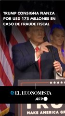 Trump consigna fianza por USD 175 millones en caso de fraude fiscal