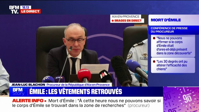 Mort d'Émile: Le crâne présente de petites fractures et des fissures post-mortem (...) [Il] présente des traces de morsure probablement causées par un ou des animaux , indique le procureur