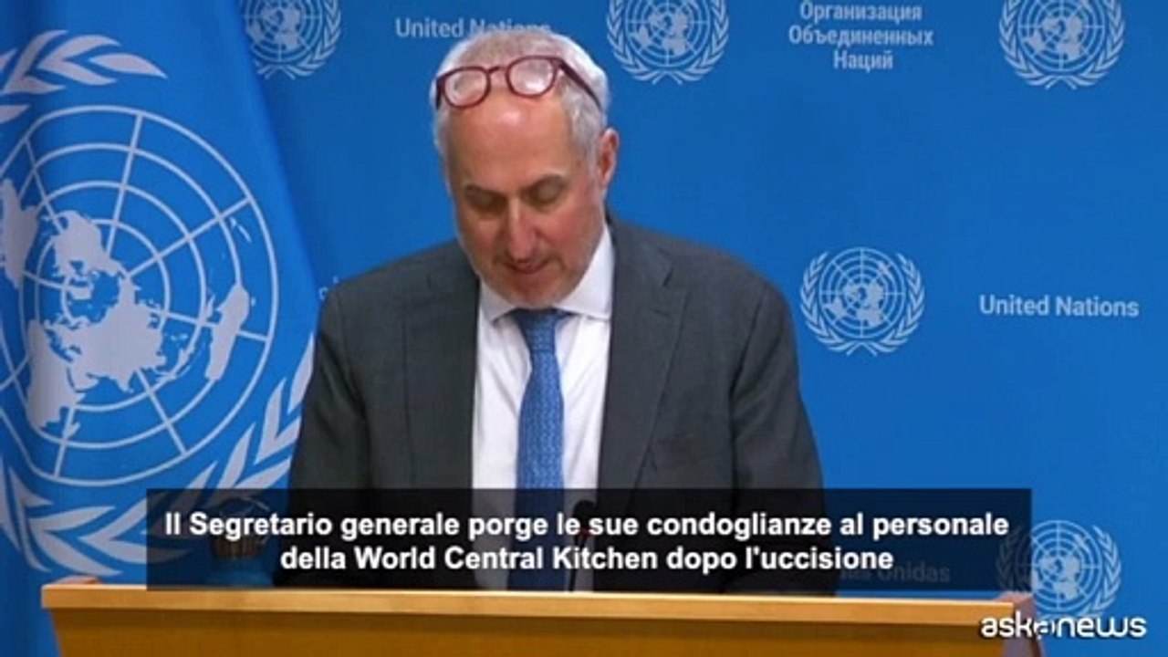 Le condoglianze del Segretario Generale Onu per i volontari di WCK uccisi a Gaza