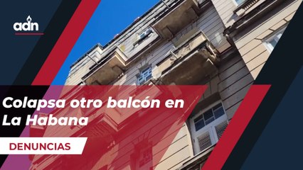 Colapsa otro balcón en La Habana