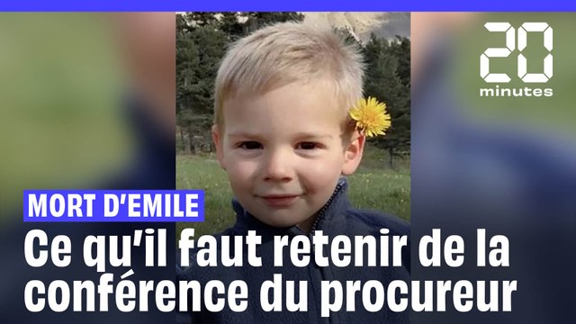 Mort d'Emile : Ce qu'il faut retenir de la conférence de presse du procureur