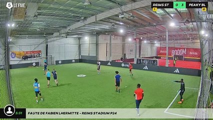 Faute de fabien lhermitte - Reims stadium p24