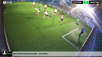 But de BENJAMIN GIOVANNI - LES GONES