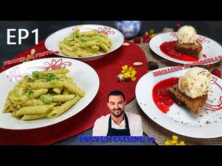 Tous en cuisine #9 Ep1 ! Les pennes au pesto et le moelleux au chocolat de Cyril Lignac ! (Exclusivité Dailymotion)