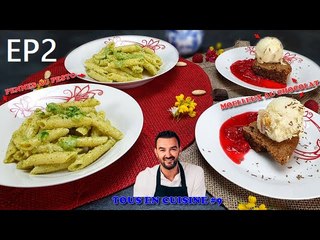 Tous en cuisine #9 Ep2 ! Les pennes au pesto et le moelleux au chocolat de Cyril Lignac ! (Exclusivité Dailymotion)