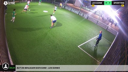 But de BENJAMIN GIOVANNI - LES GONES