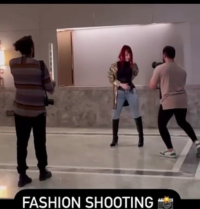 Dilek Kaya Moda çekimi.