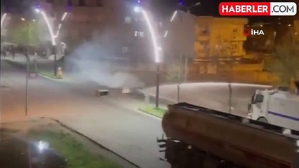 Batman'da izinsiz gösteri yapan gruba polis müdahale etti
