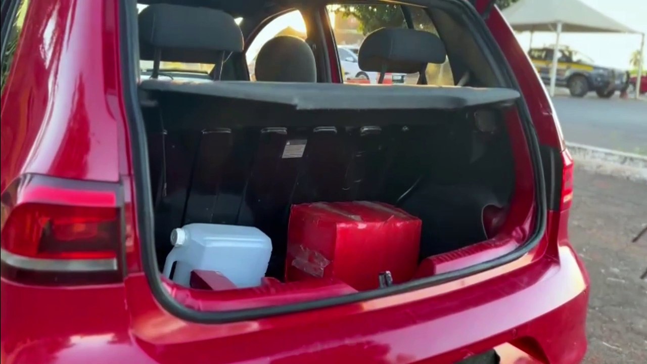 Em duas ocorrências, PRF apreende 69 quilos de maconha em Santa Terezinha de Itaipu