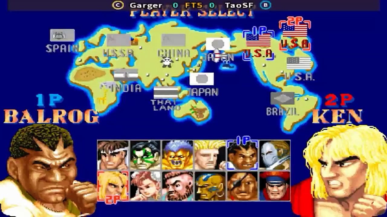 Street Fighter II'_ Hyper Fighting - Garger vs TaoSF FT5