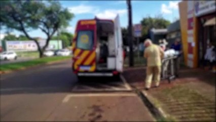 Adolescente fica ferido após sofrer queda no colégio