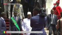 Diomaye entre et Macky Sall sort du Palais
