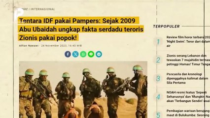 Israel Menjerit Ketakutan! Atas Kuasa Allah, Arwah Para Syuhada Bangkit Kembali Membantu Palestina