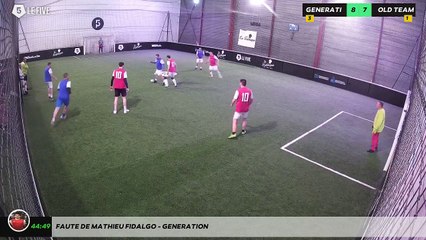 Faute de Mathieu FIDALGO - GENERATION