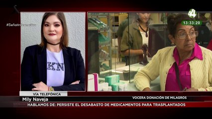 Mily Naveja habla del desabasto de medicamentos para trasplantados