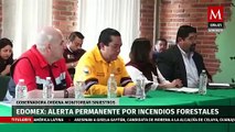 Gobierno de Delfina Gómez en alerta permanente debido a los incendios forestales en Edomex