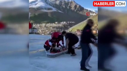 7 yaşındaki çocuk için helikopter havalandı