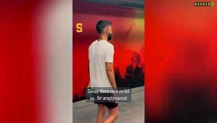 Günay Güvenç'ten maç sonu tepkisi: Bana ceza verildi ya bir araştırsanıza