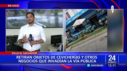 VES: retiran objetos de cevicherías y otros negocios que invaden vía pública